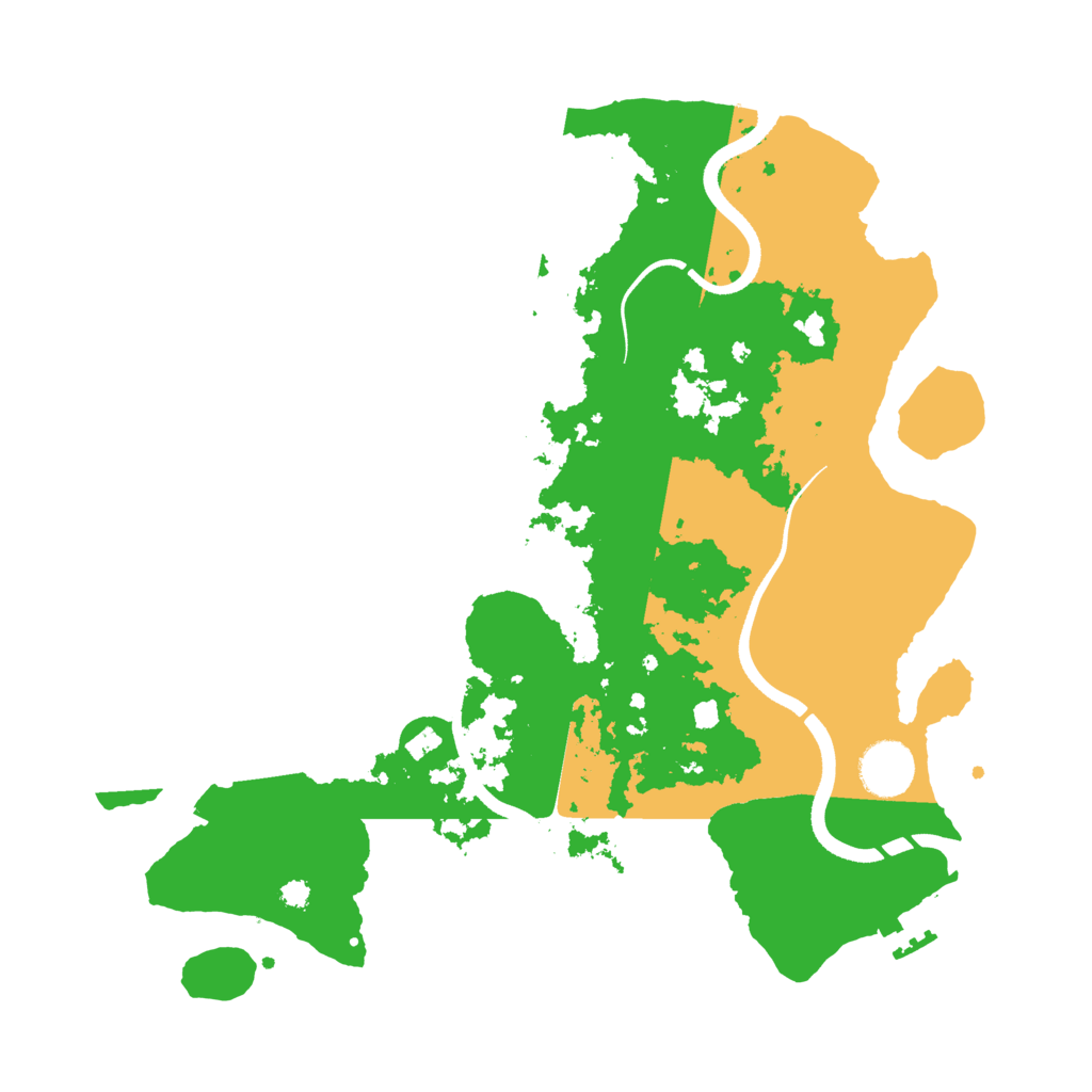 Biome Rust Map: Procedural Map, Size: 3500, Seed: 1193347869