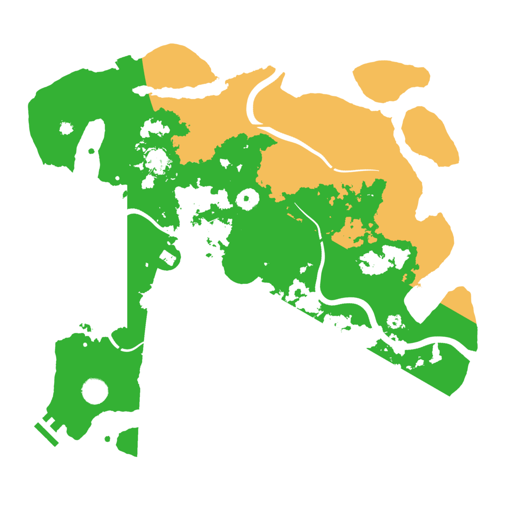 Biome Rust Map: Procedural Map, Size: 3500, Seed: 724753