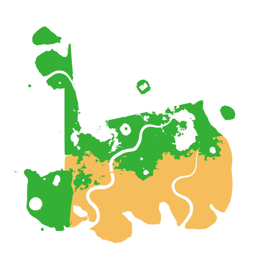 Biome Rust Map: Procedural Map, Size: 3500, Seed: 72403397