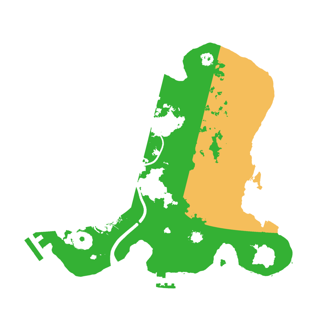 Biome Rust Map: Procedural Map, Size: 2500, Seed: 1871584911