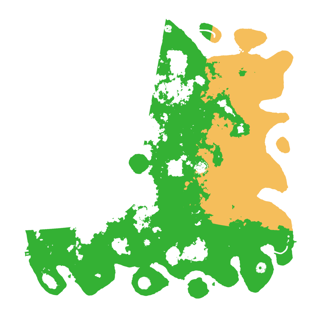 Biome Rust Map: Procedural Map, Size: 4500, Seed: 1124603665