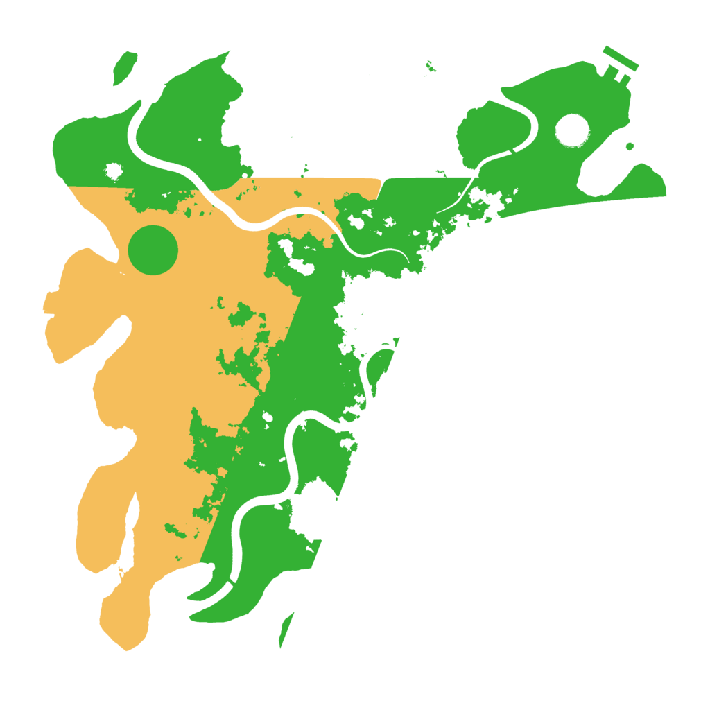 Biome Rust Map: Procedural Map, Size: 3750, Seed: 202285