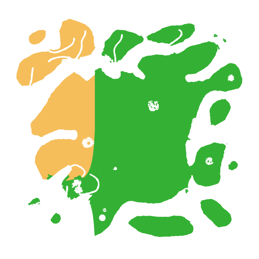 Biome Rust Map: Procedural Map, Size: 3500, Seed: 349103