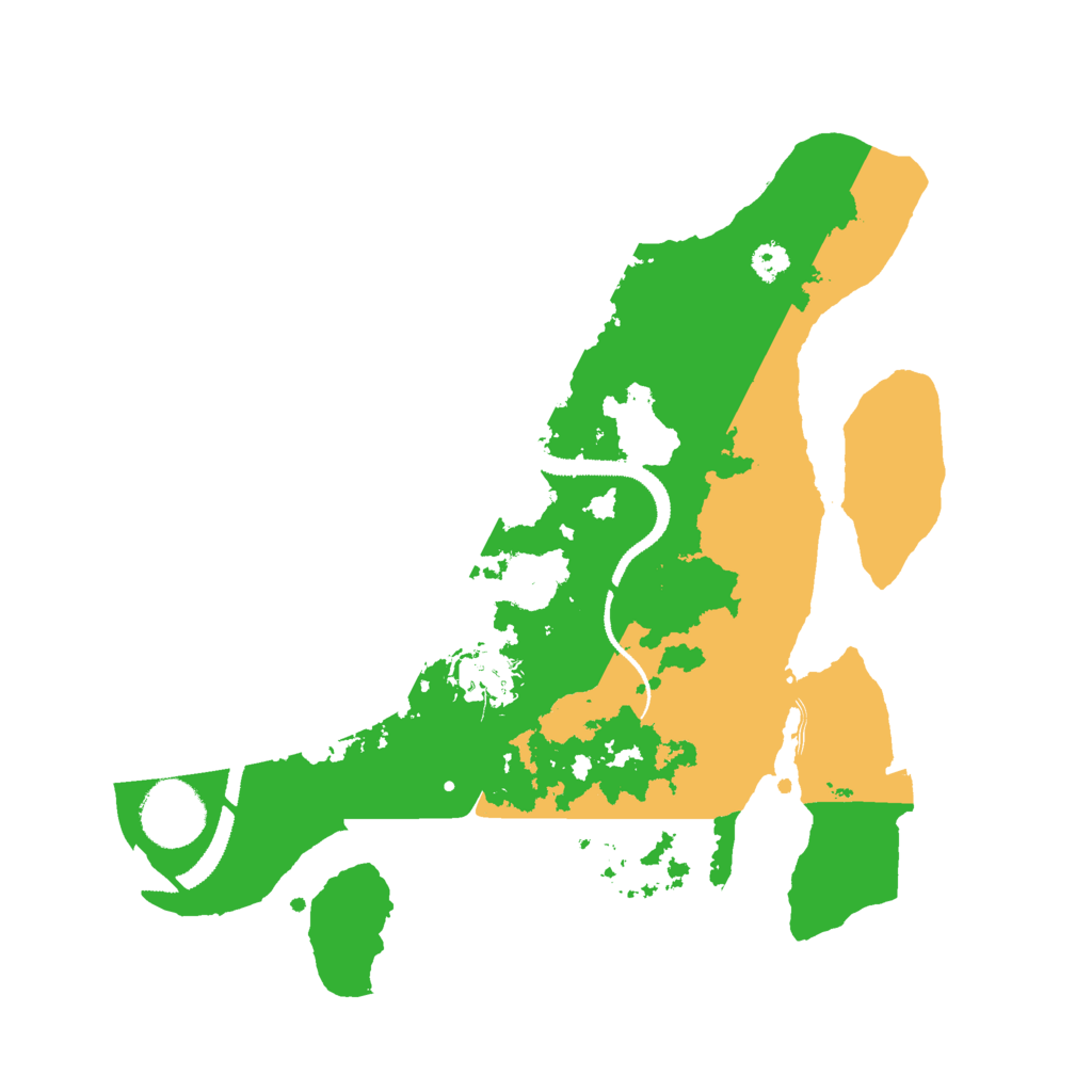 Biome Rust Map: Procedural Map, Size: 3000, Seed: 1577193925