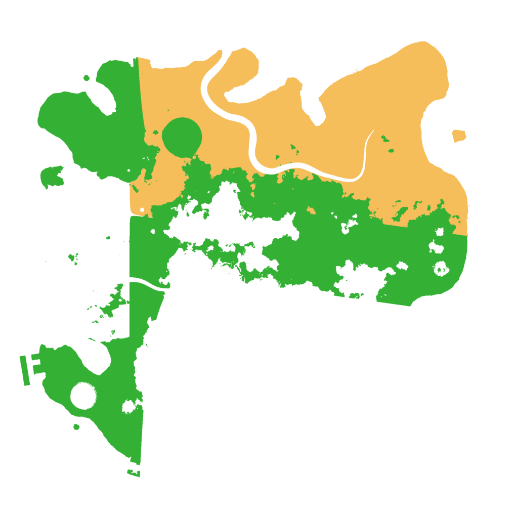 Biome Rust Map: Procedural Map, Size: 3500, Seed: 629989530