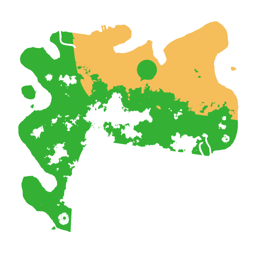 Biome Rust Map: Procedural Map, Size: 3500, Seed: 629989530