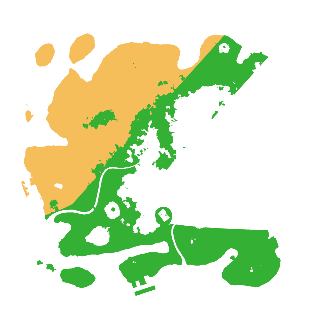 Biome Rust Map: Procedural Map, Size: 3000, Seed: 1643989049