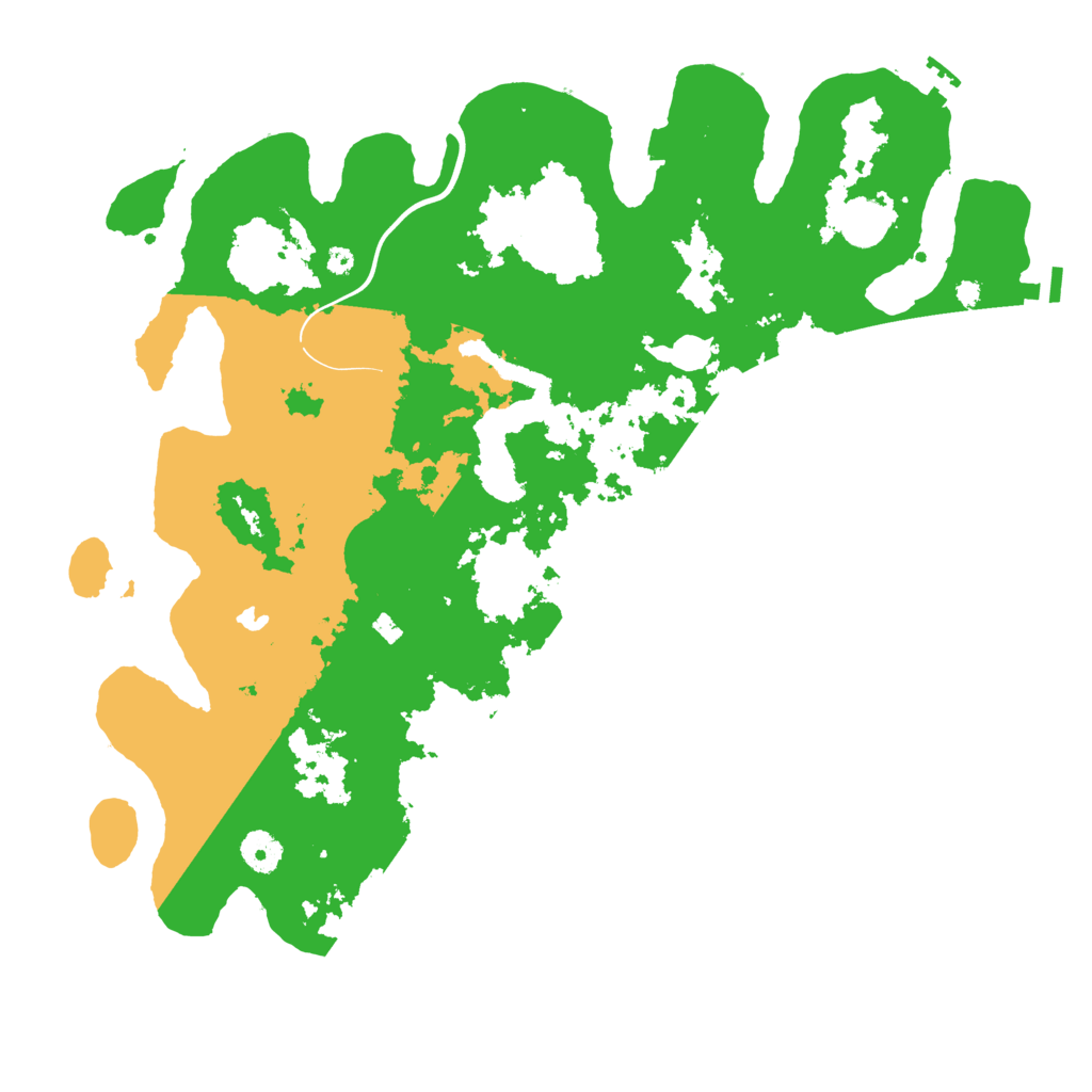 Biome Rust Map: Procedural Map, Size: 4000, Seed: 31455