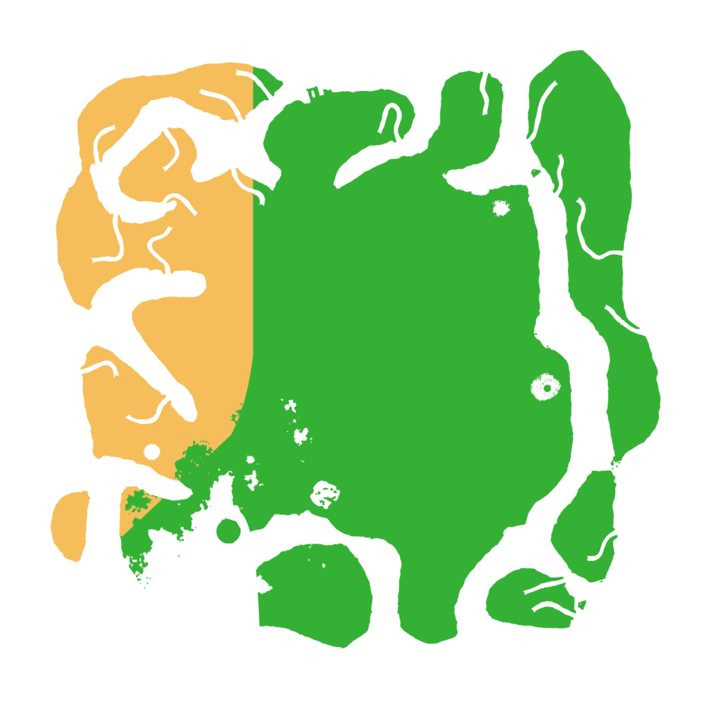 Biome Rust Map: Procedural Map, Size: 3950, Seed: 270710