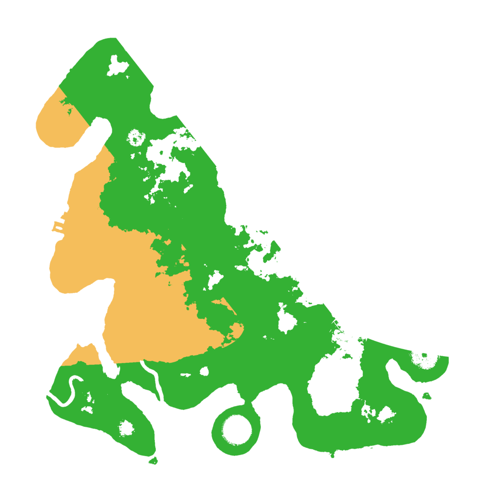 Biome Rust Map: Procedural Map, Size: 3000, Seed: 54532