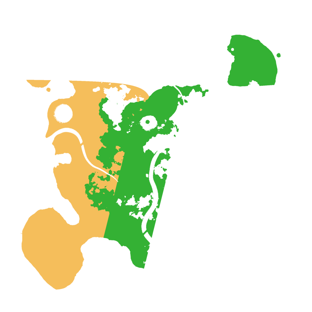 Biome Rust Map: Procedural Map, Size: 3000, Seed: 648172