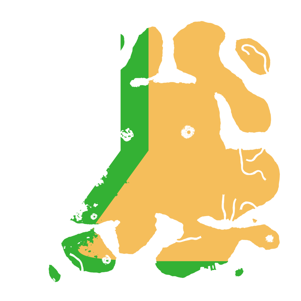 Biome Rust Map: Procedural Map, Size: 3500, Seed: 2073876418