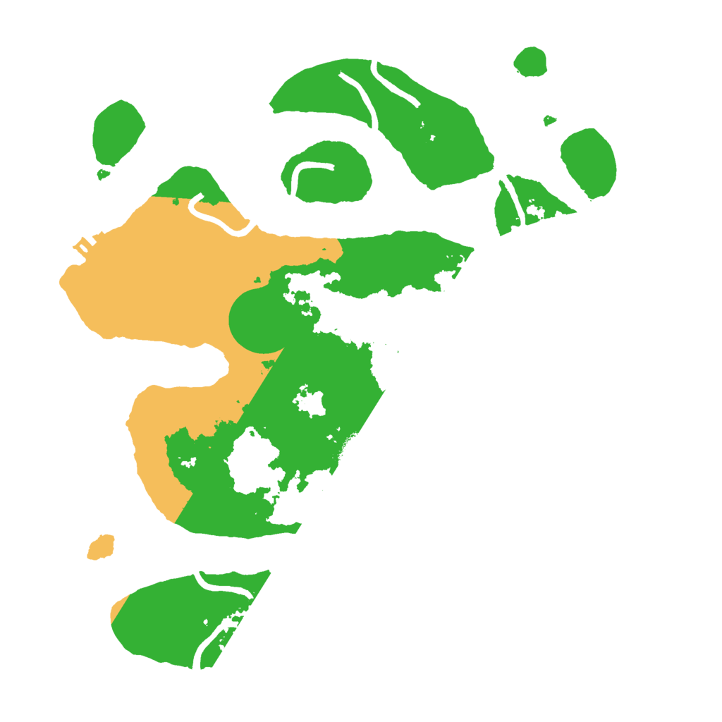 Biome Rust Map: Procedural Map, Size: 3000, Seed: 9227613