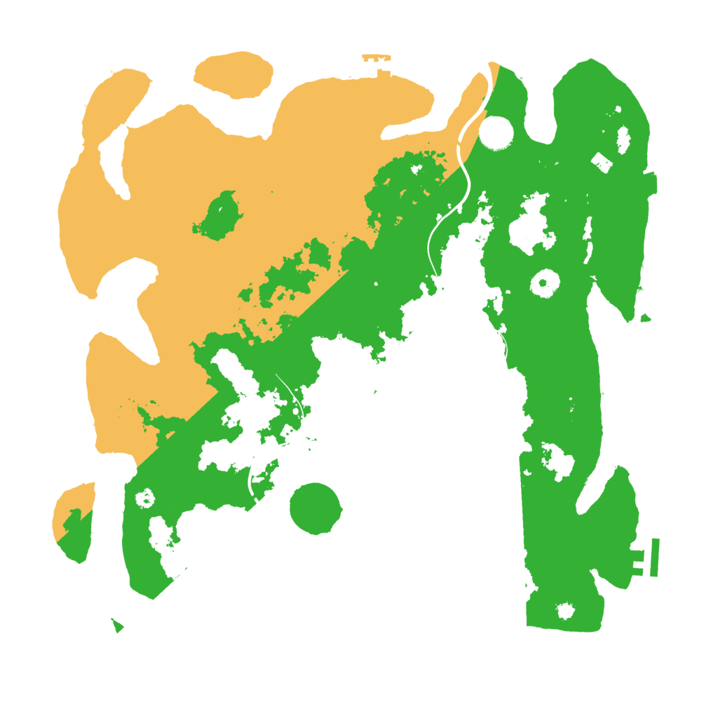 Biome Rust Map: Procedural Map, Size: 3800, Seed: 270710