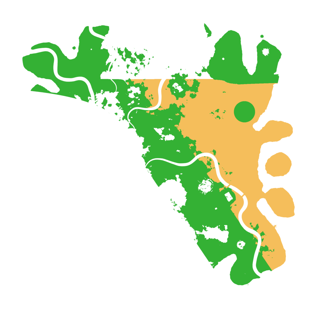 Biome Rust Map: Procedural Map, Size: 3950, Seed: 586420194