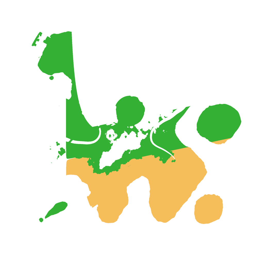 Biome Rust Map: Procedural Map, Size: 2500, Seed: 690666