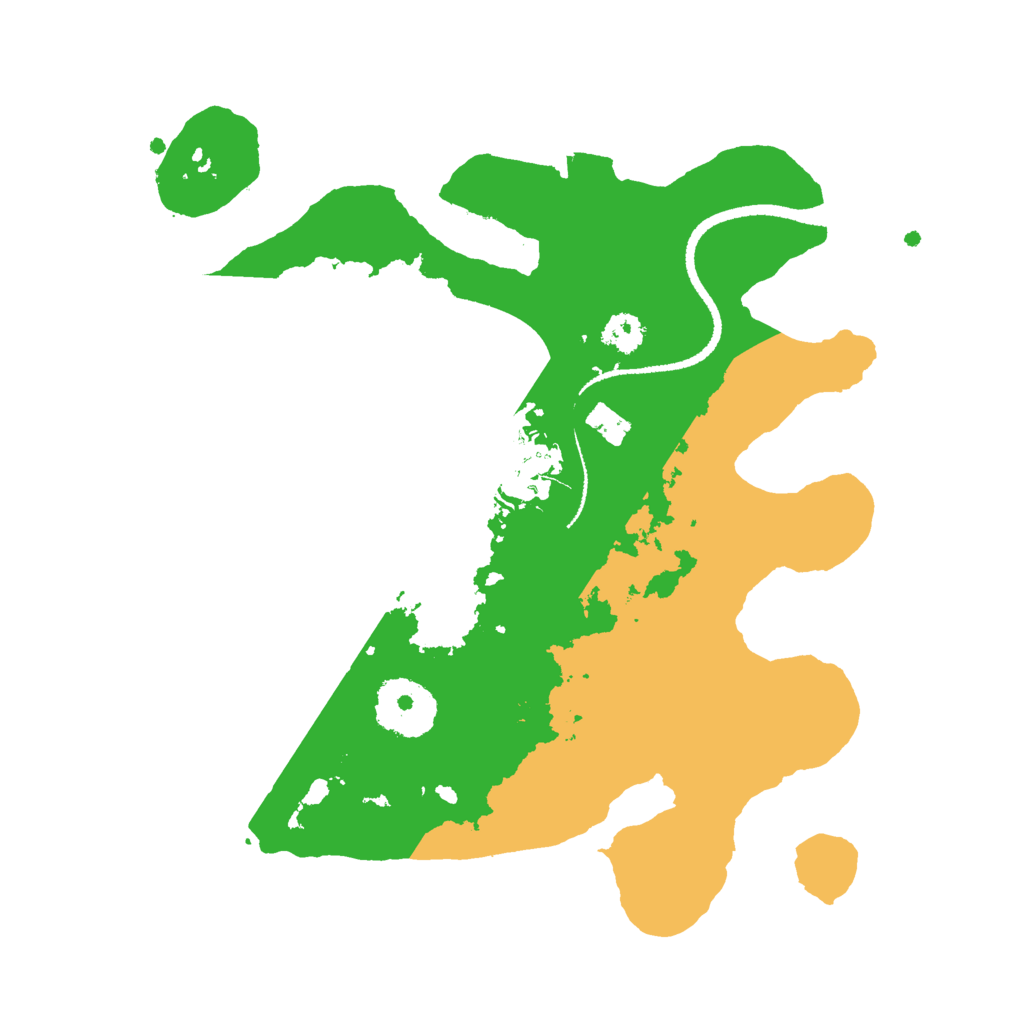 Biome Rust Map: Procedural Map, Size: 2600, Seed: 6