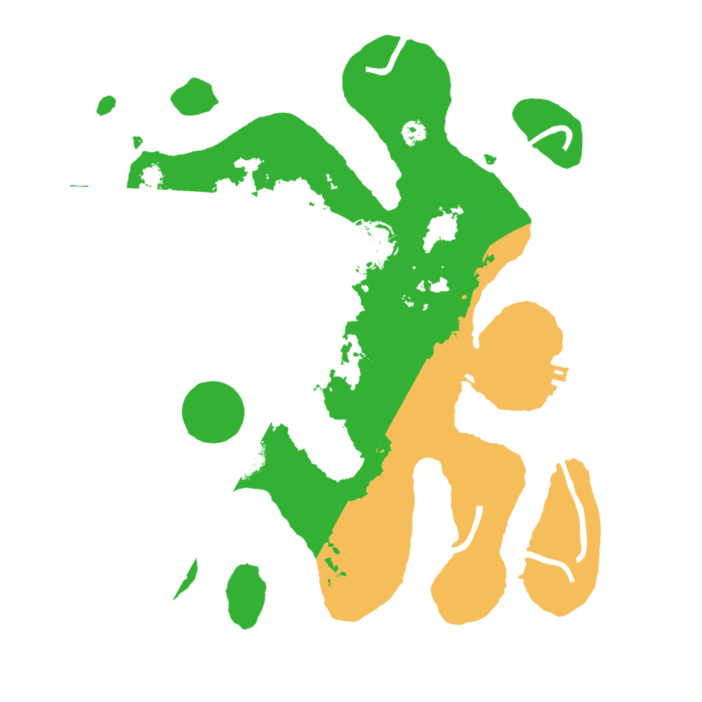 Biome Rust Map: Procedural Map, Size: 3000, Seed: 487354