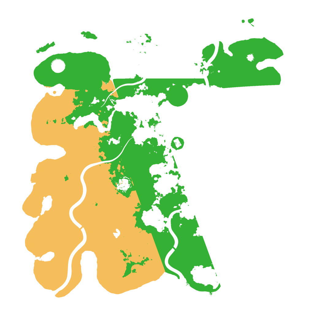 Biome Rust Map: Procedural Map, Size: 4000, Seed: 1500662761
