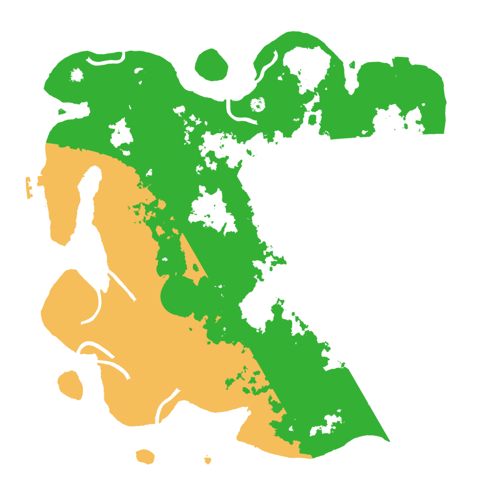 Biome Rust Map: Procedural Map, Size: 3500, Seed: 5312381