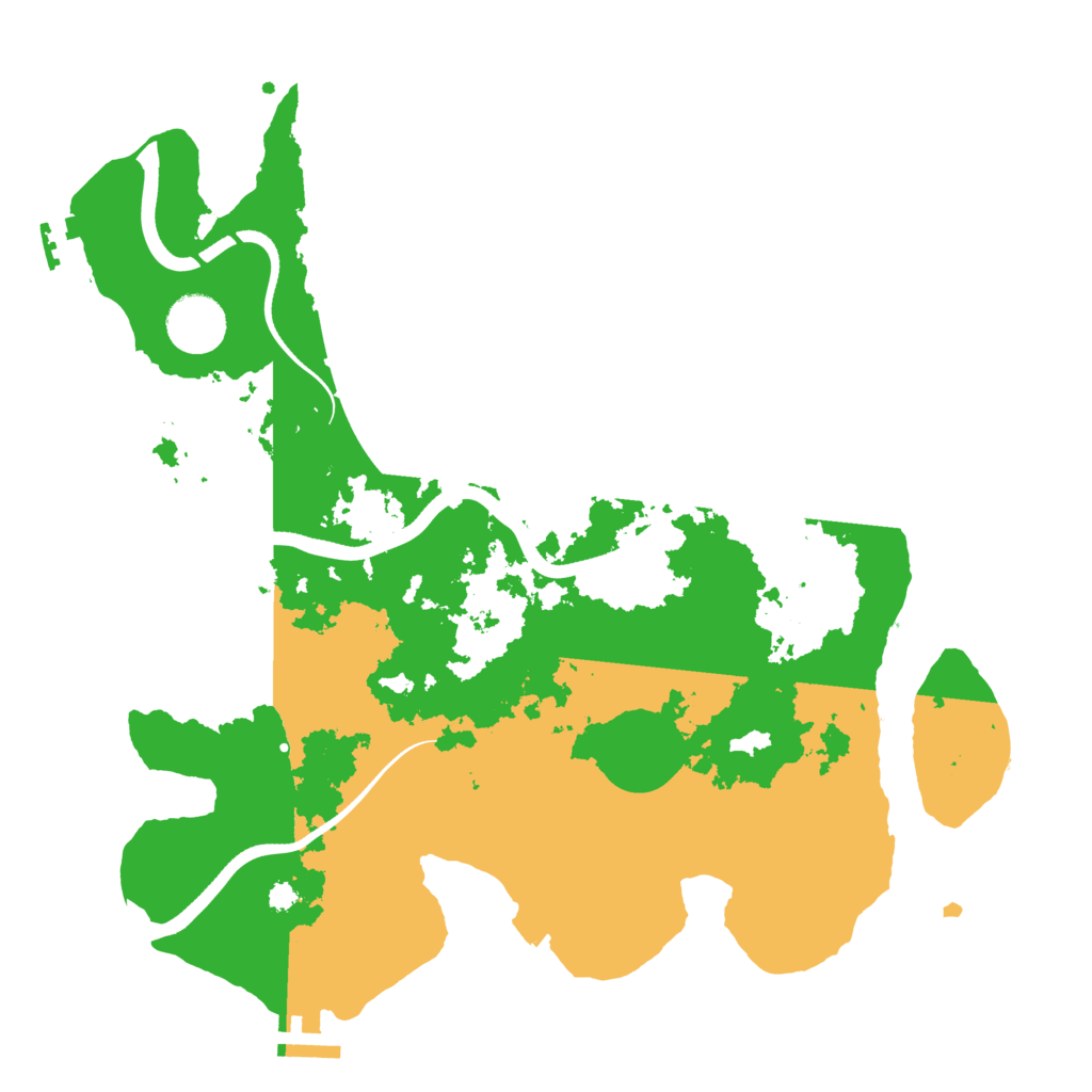 Biome Rust Map: Procedural Map, Size: 3500, Seed: 103241508