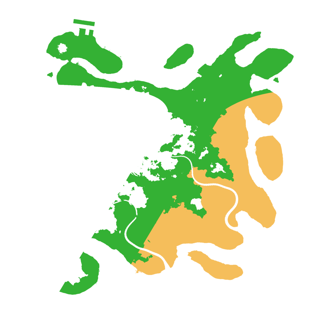 Biome Rust Map: Procedural Map, Size: 3000, Seed: 1551202227