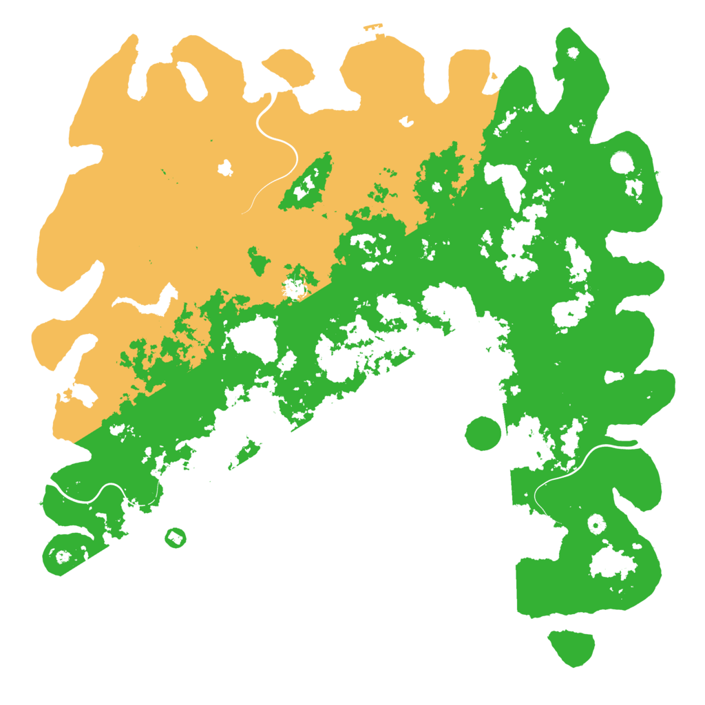 Biome Rust Map: Procedural Map, Size: 5600, Seed: 927063781