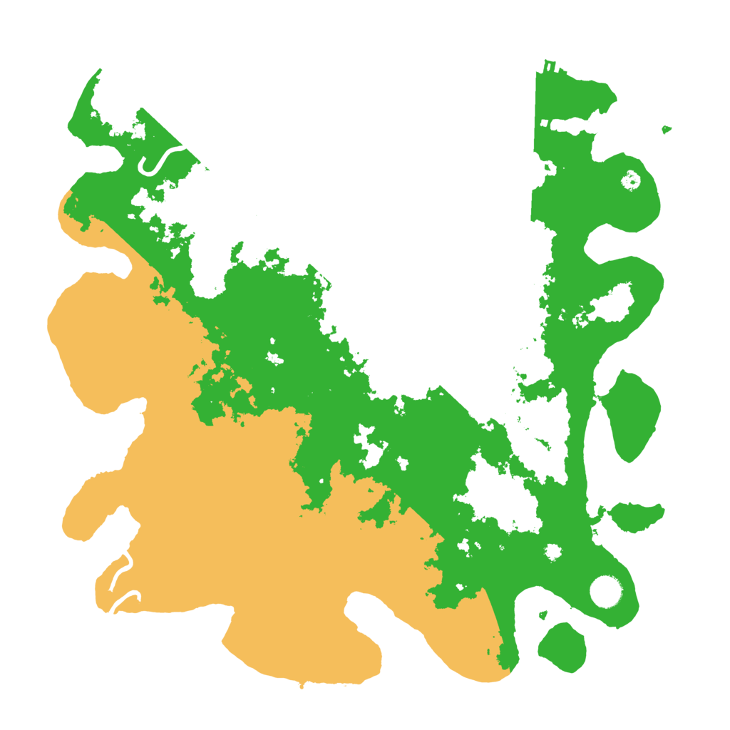 Biome Rust Map: Procedural Map, Size: 4000, Seed: 458965