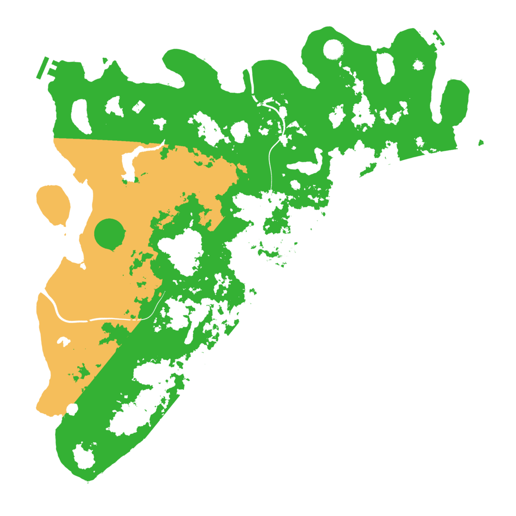 Biome Rust Map: Procedural Map, Size: 4500, Seed: 657674567