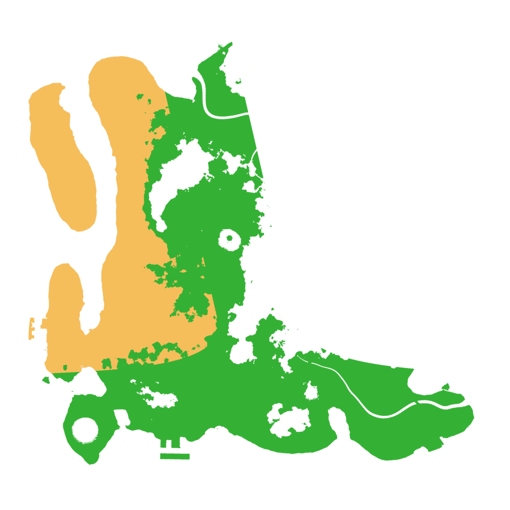 Biome Rust Map: Procedural Map, Size: 3500, Seed: 1117337002