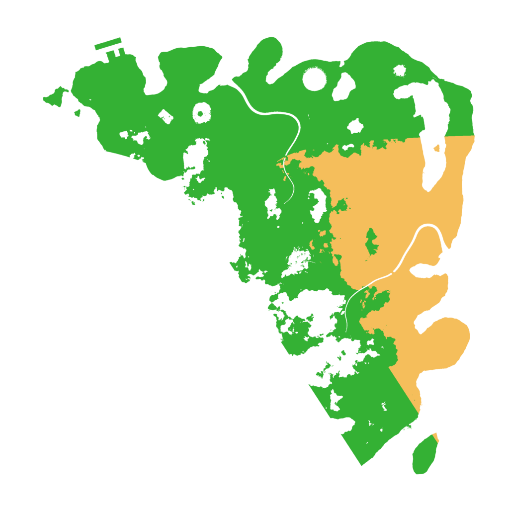 Biome Rust Map: Procedural Map, Size: 3800, Seed: 465568923