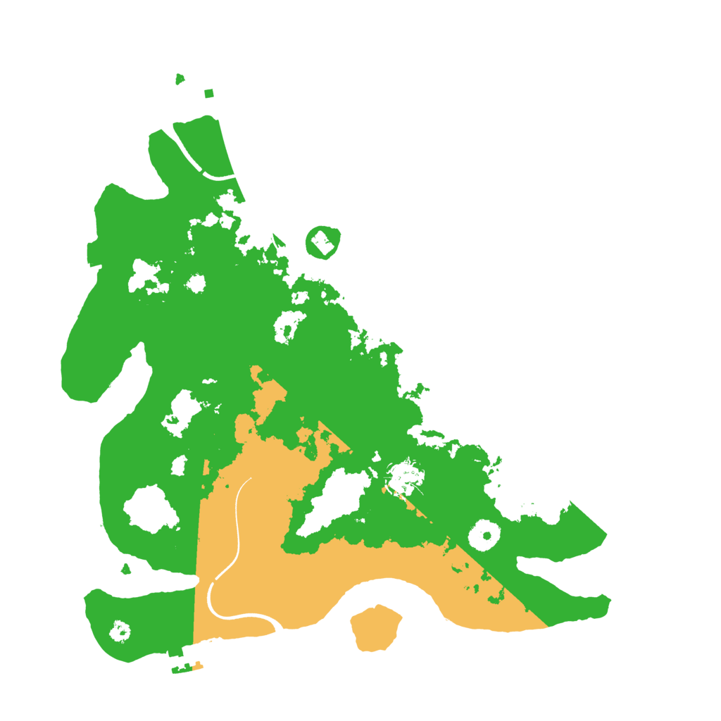 Biome Rust Map: Procedural Map, Size: 3500, Seed: 639174940