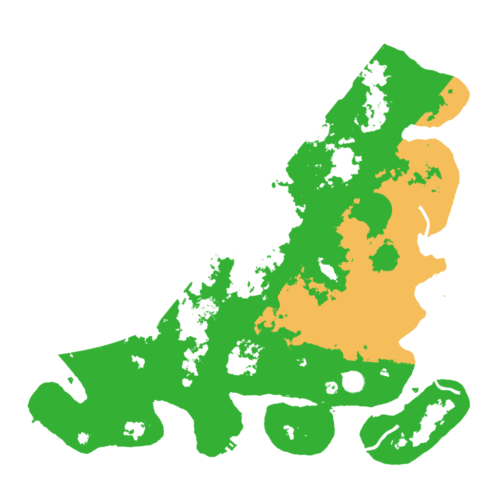 Biome Rust Map: Procedural Map, Size: 4000, Seed: 9263238