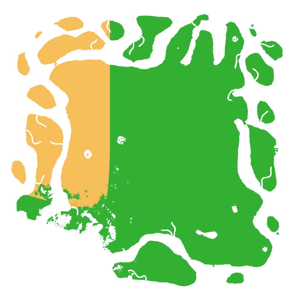 Biome Rust Map: Procedural Map, Size: 5400, Seed: 2147483647