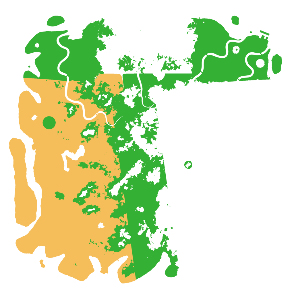 Biome Rust Map: Procedural Map, Size: 6000, Seed: 2060659169