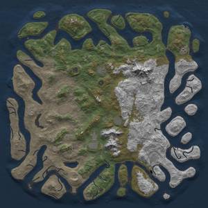 Thumbnail Rust Map: Procedural Map, Size: 6000, Seed: 2060659169, 19 Monuments