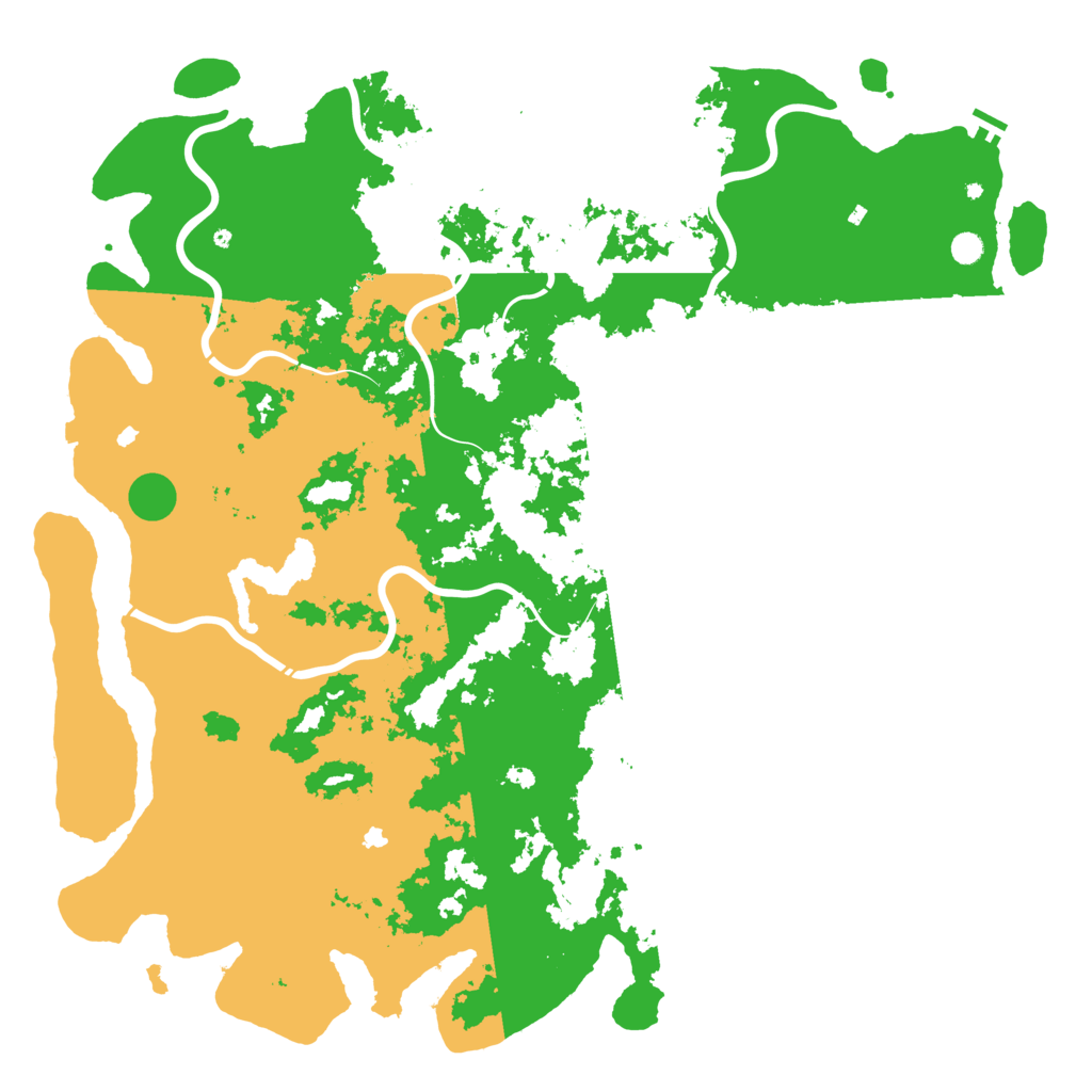 Biome Rust Map: Procedural Map, Size: 6000, Seed: 2060659169