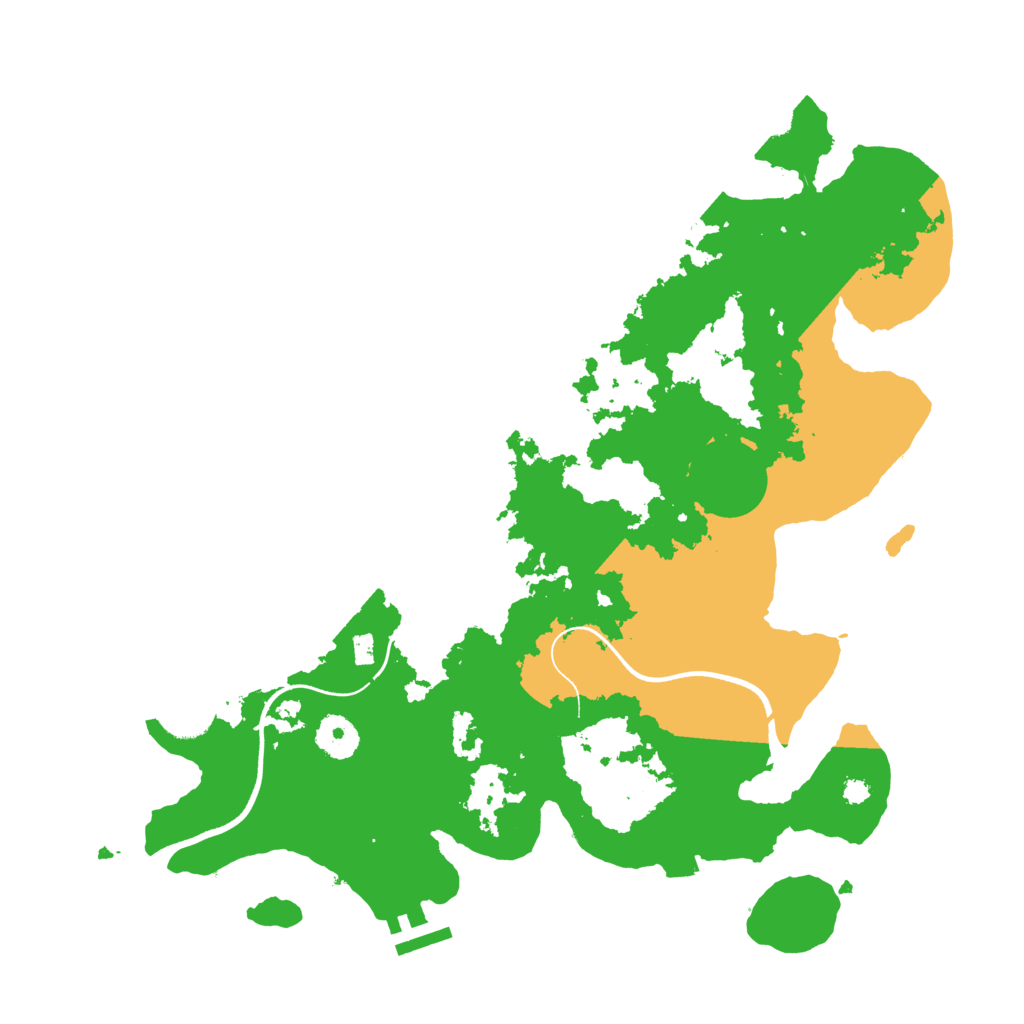 Biome Rust Map: Procedural Map, Size: 3610, Seed: 235465
