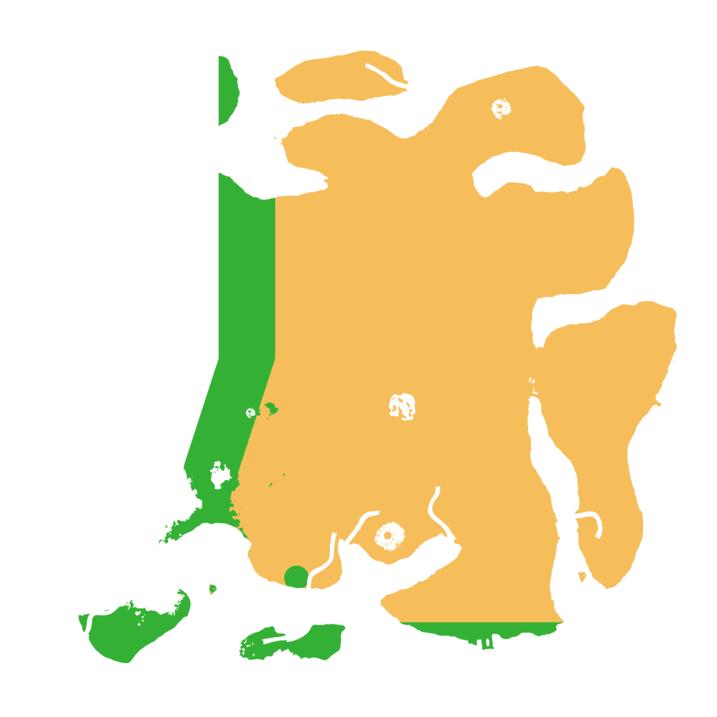 Biome Rust Map: Procedural Map, Size: 3850, Seed: 1047758691