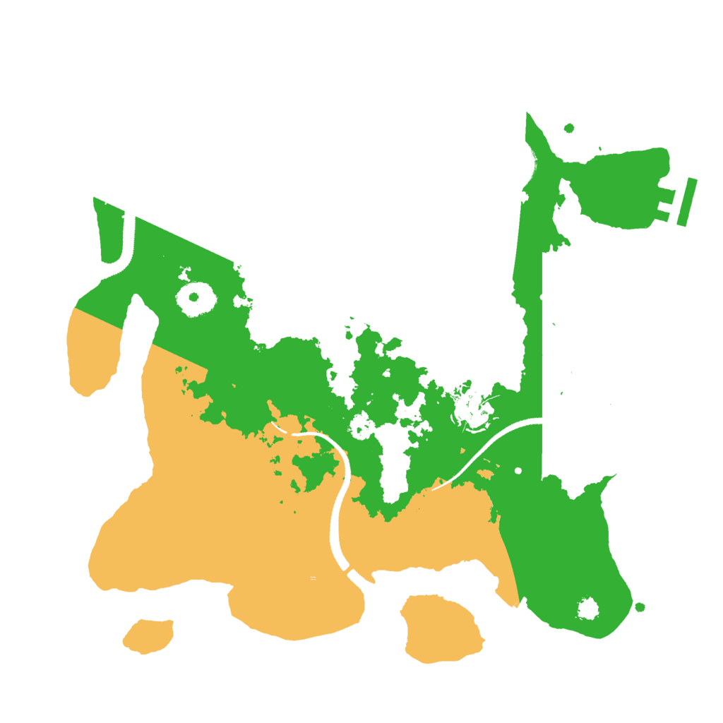 Biome Rust Map: Procedural Map, Size: 3000, Seed: 397235