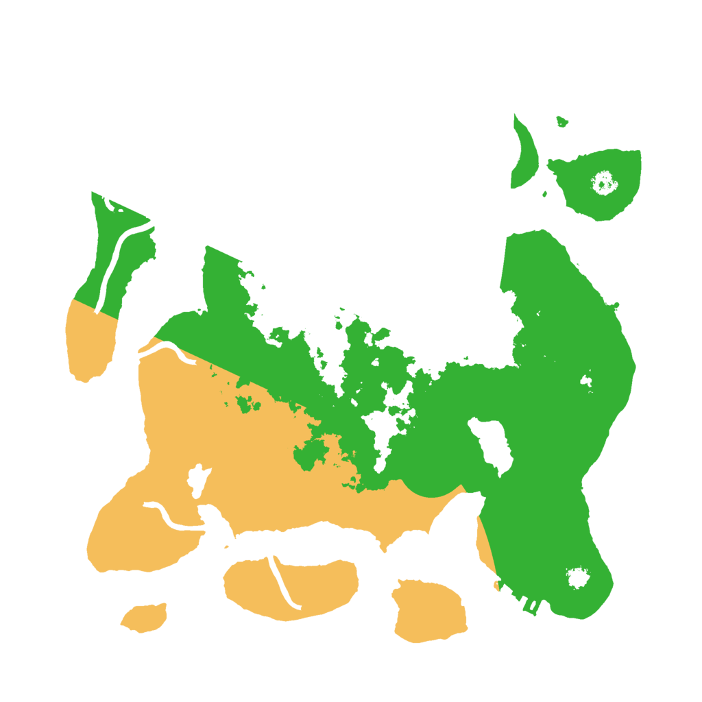 Biome Rust Map: Procedural Map, Size: 3000, Seed: 397235