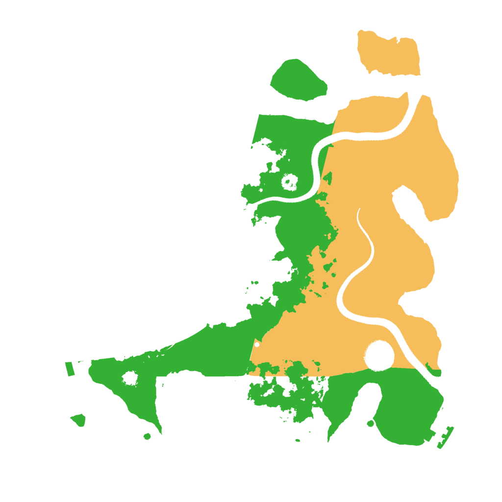 Biome Rust Map: Procedural Map, Size: 3000, Seed: 970251