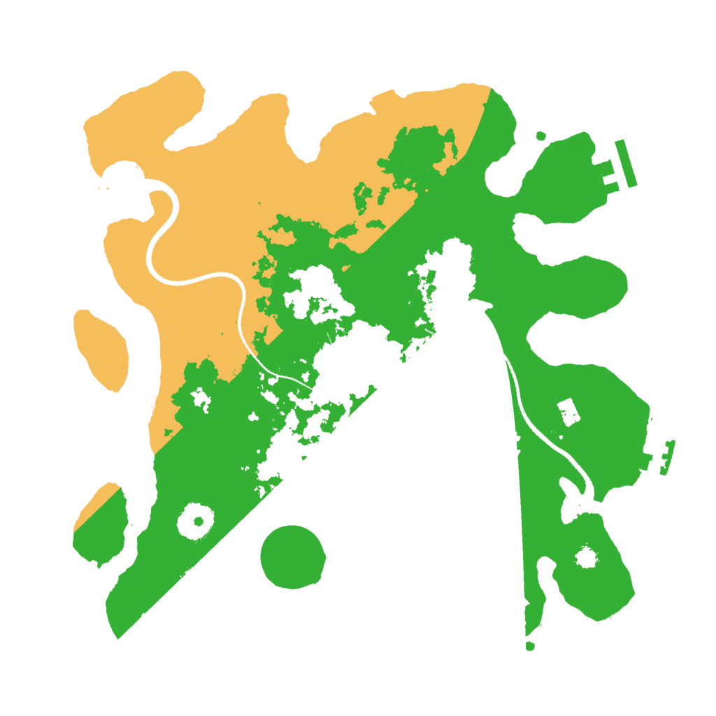 Biome Rust Map: Procedural Map, Size: 3000, Seed: 1883193783