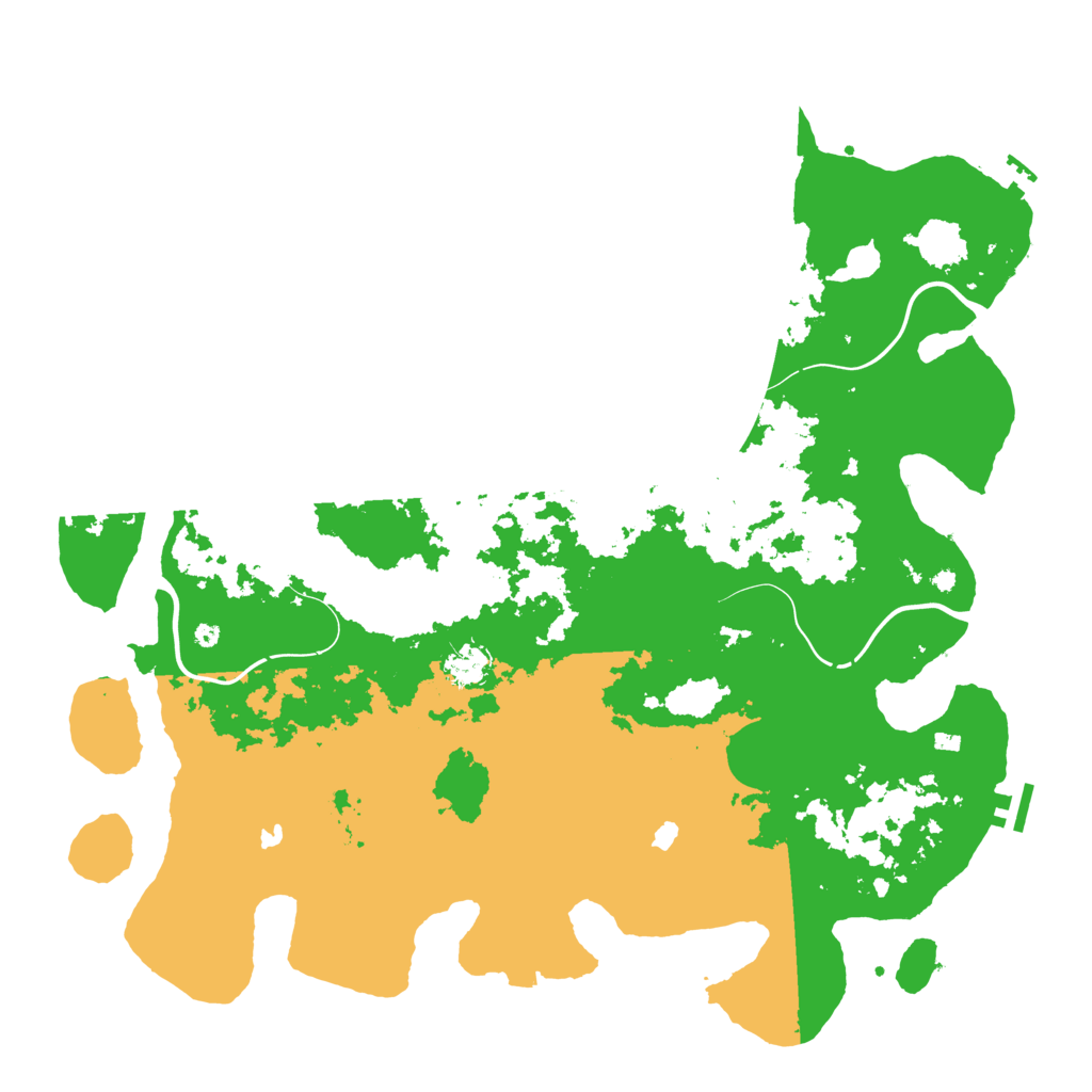 Biome Rust Map: Procedural Map, Size: 4500, Seed: 469703103