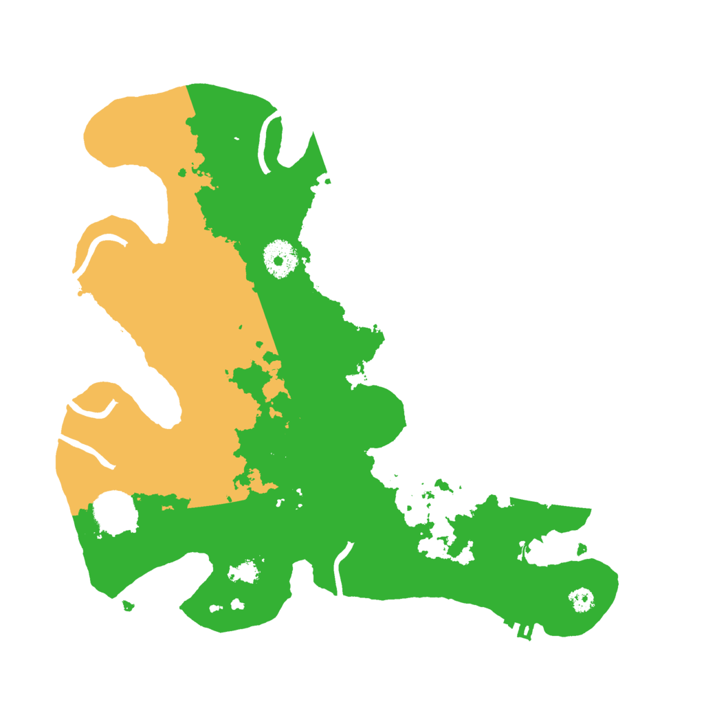 Biome Rust Map: Procedural Map, Size: 3000, Seed: 5393