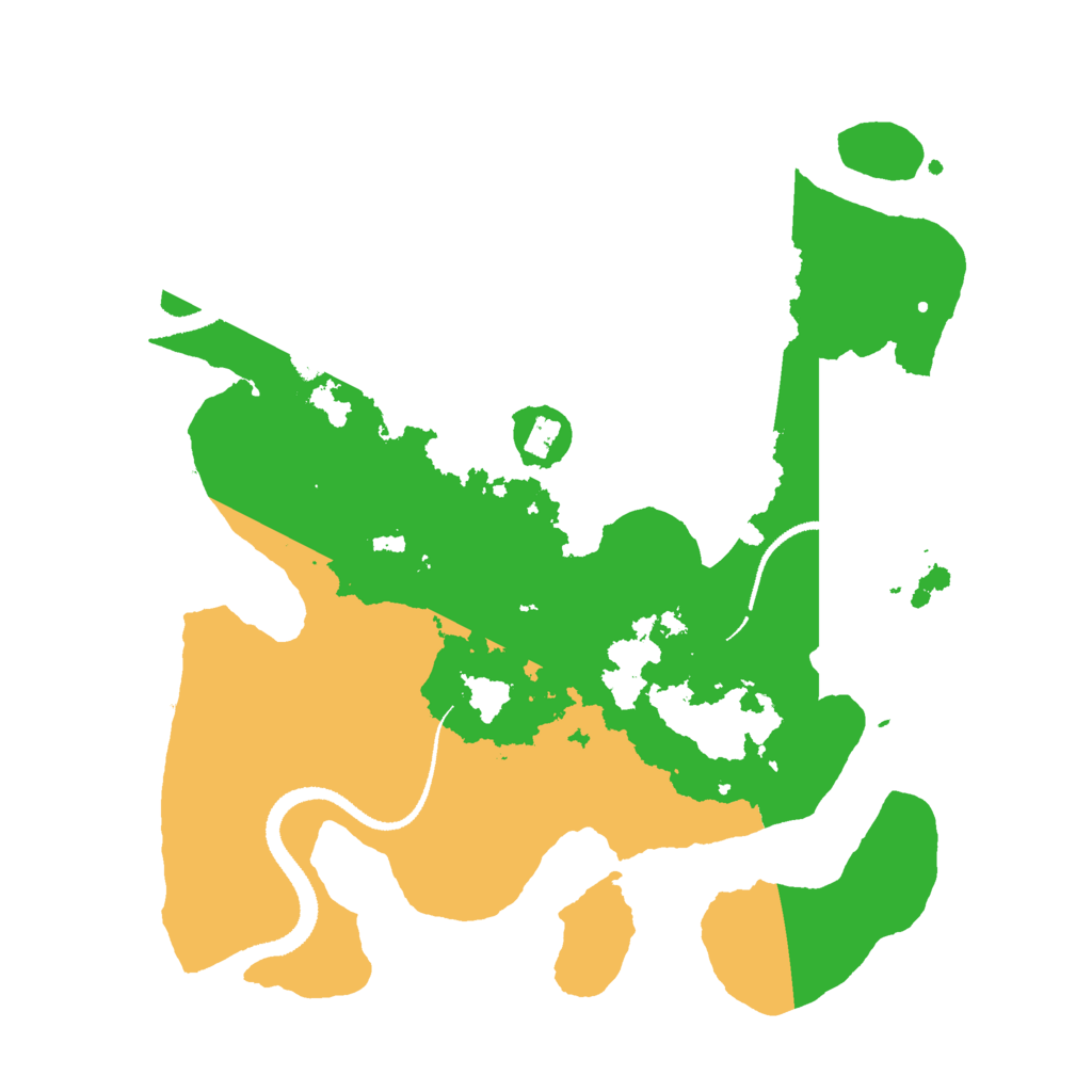 Biome Rust Map: Procedural Map, Size: 3000, Seed: 1678238058