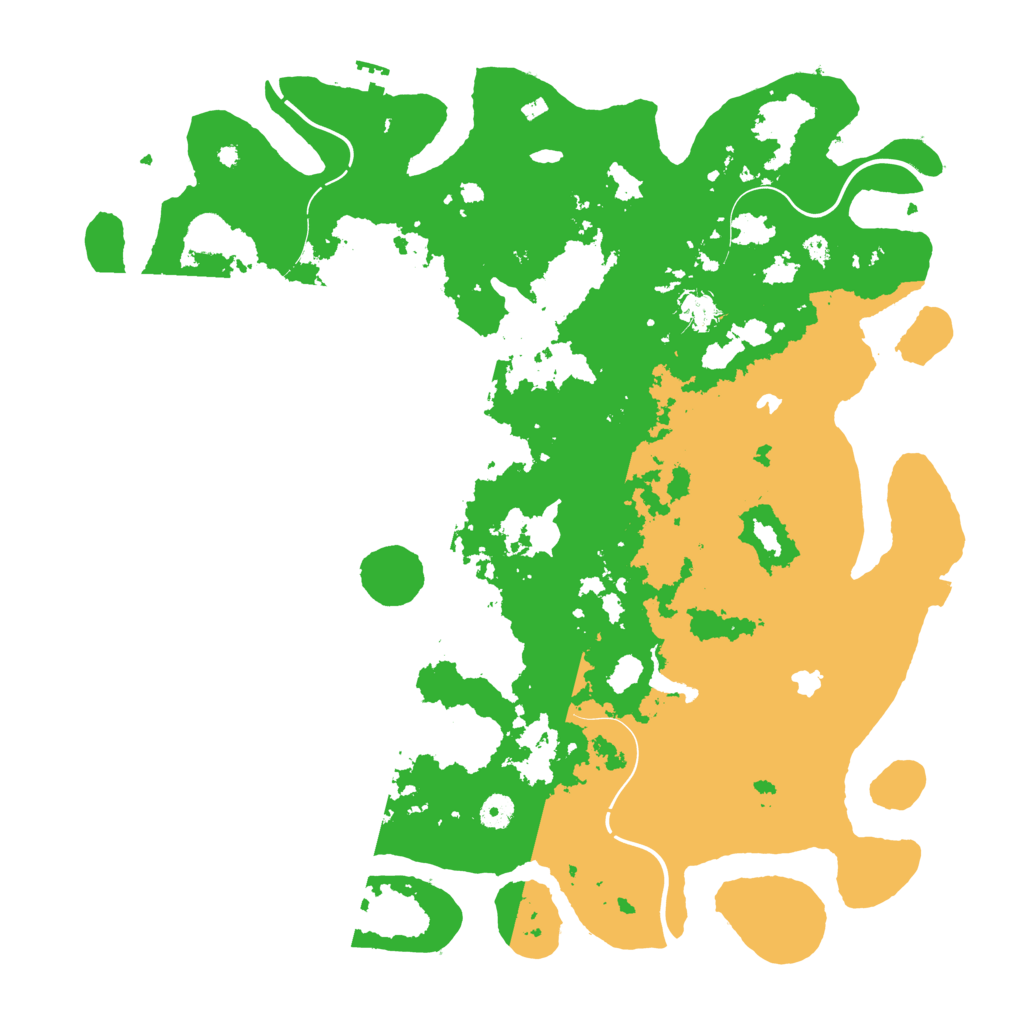 Biome Rust Map: Procedural Map, Size: 4500, Seed: 23281