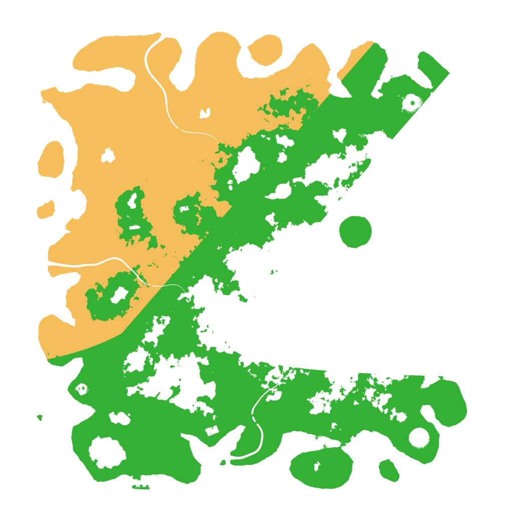 Biome Rust Map: Procedural Map, Size: 4500, Seed: 88146359