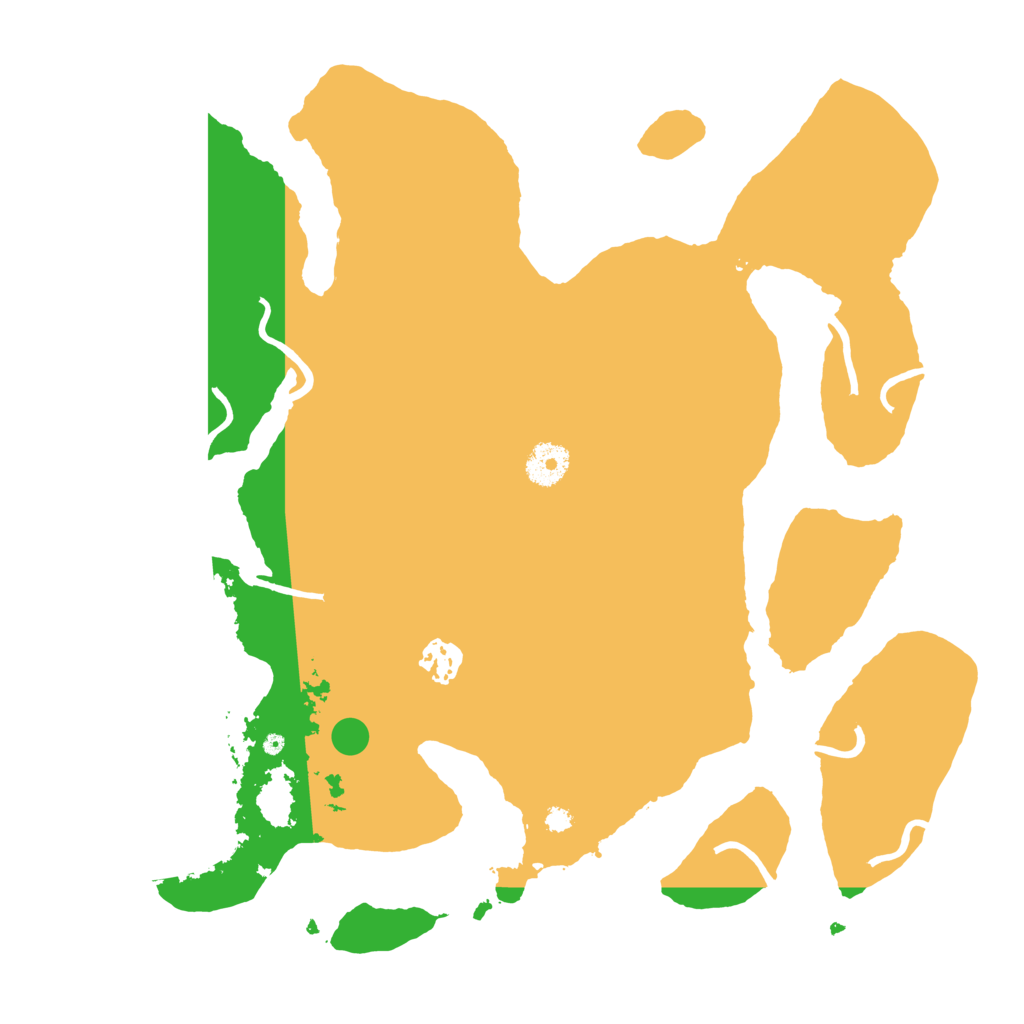 Biome Rust Map: Procedural Map, Size: 3600, Seed: 1766327313