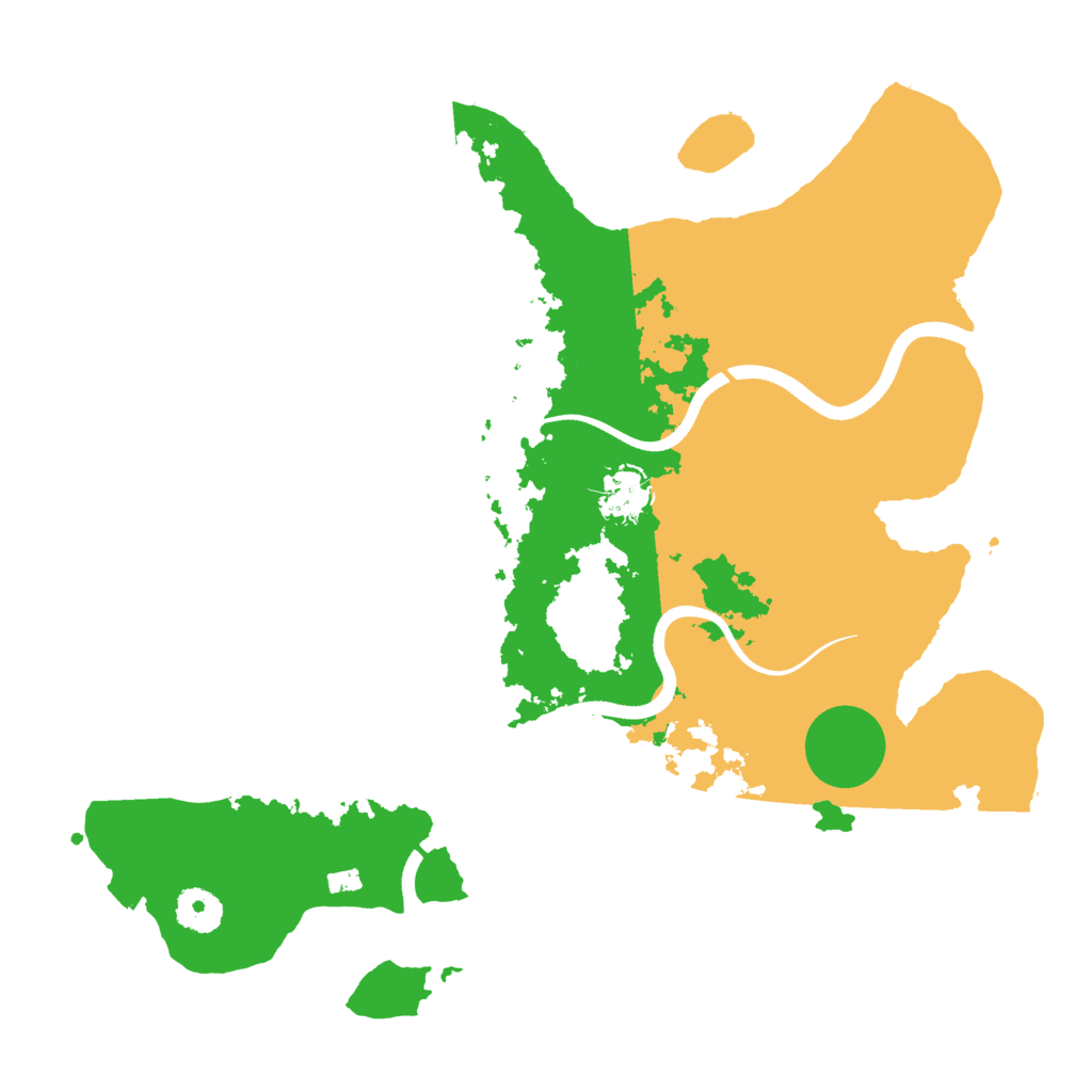 Biome Rust Map: Procedural Map, Size: 3600, Seed: 1766327313